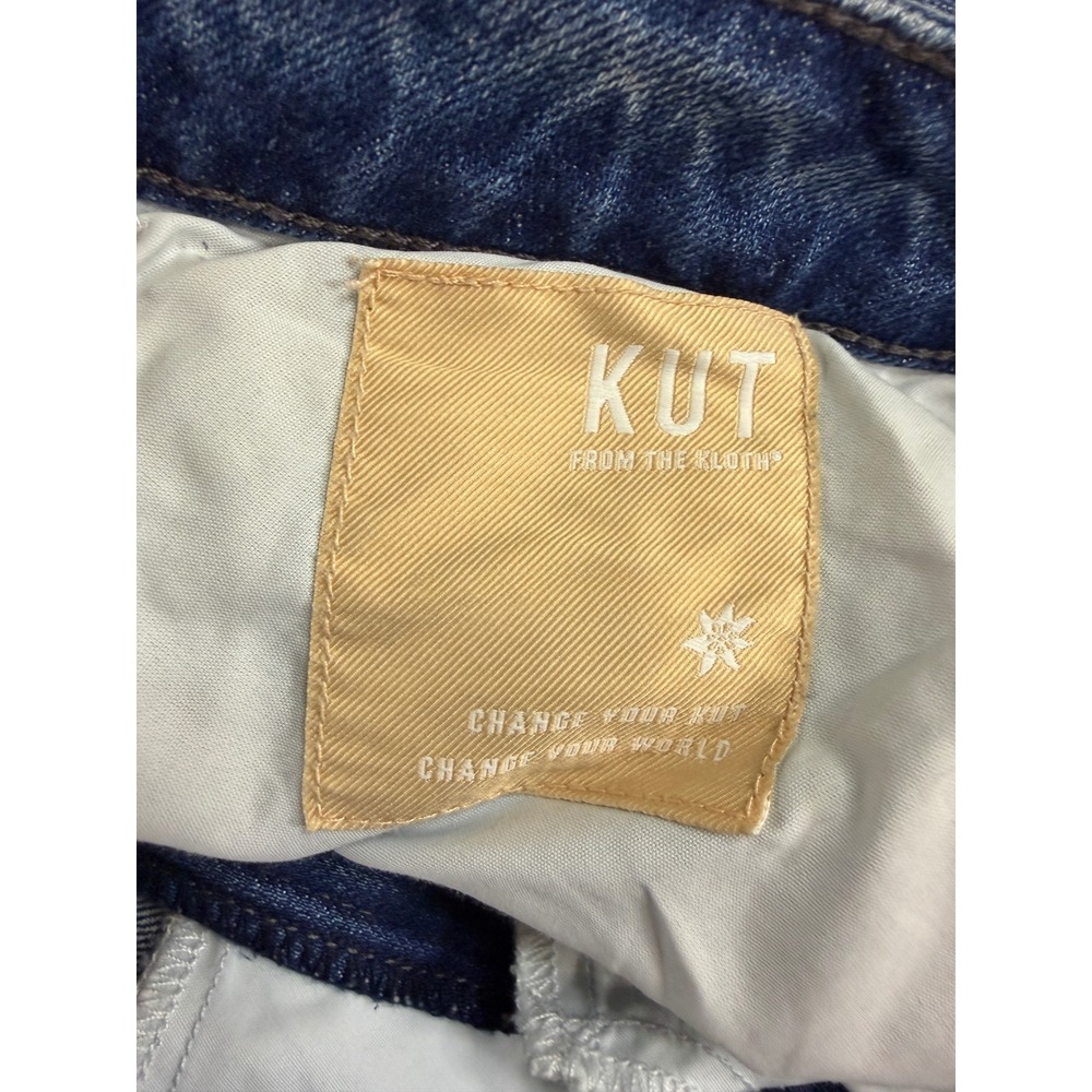 KUT from the Kloth Sienna High Rise Straight Leg Jeans 22W Hallowed Blue - Picture 9 of 10